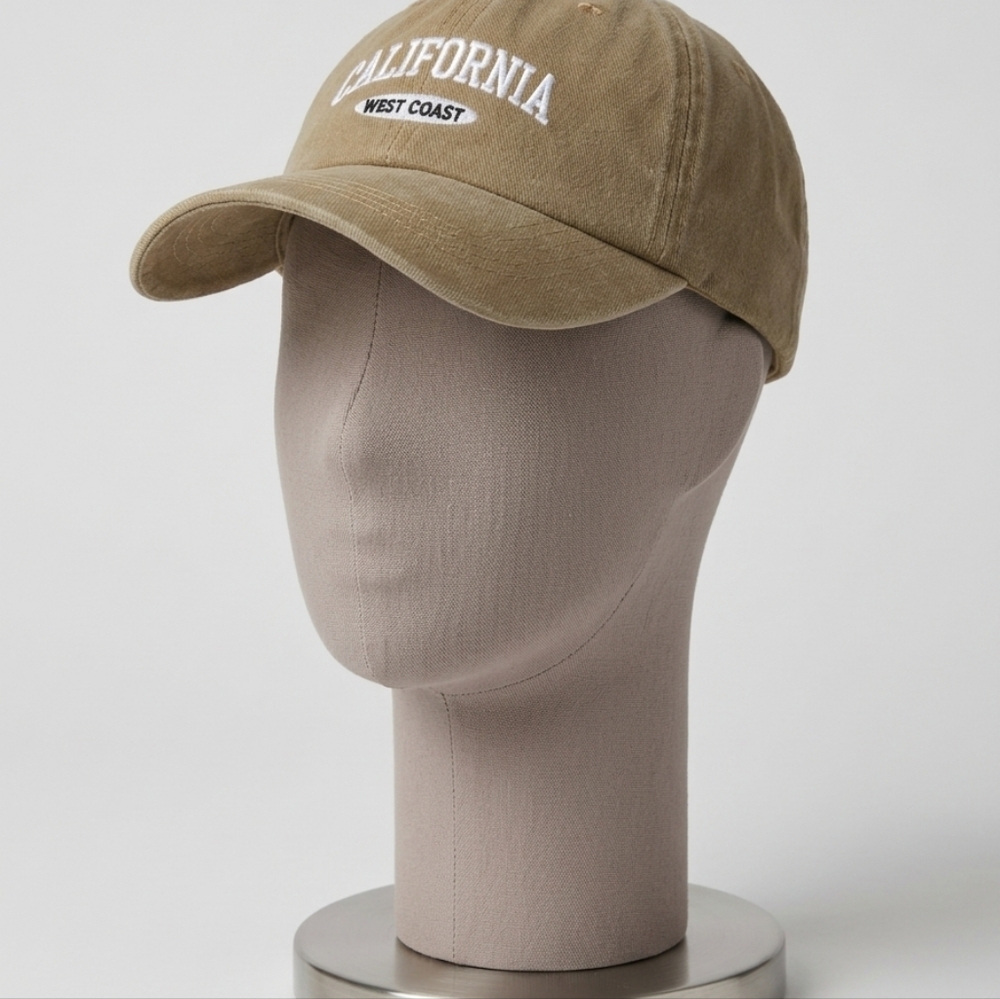 Brown Corduroy Baseball Cap - Casual Women's Hat, Unisex